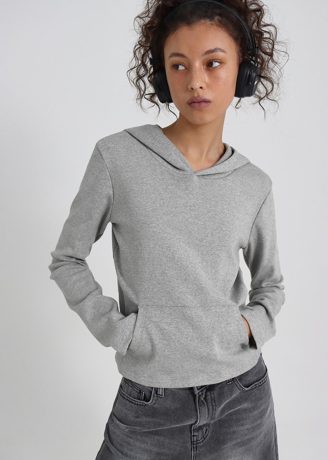 블랙업 [B-BASIC] 라이트 스탠다드 후드 긴팔티