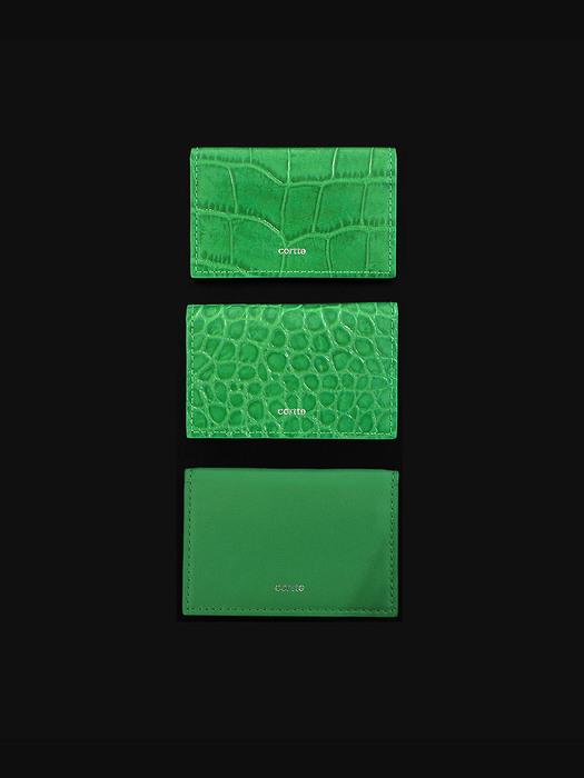 FLAP 크린 크로커 카드지갑 [사각,원형]