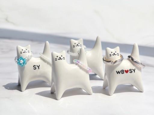 고양이 반지걸이