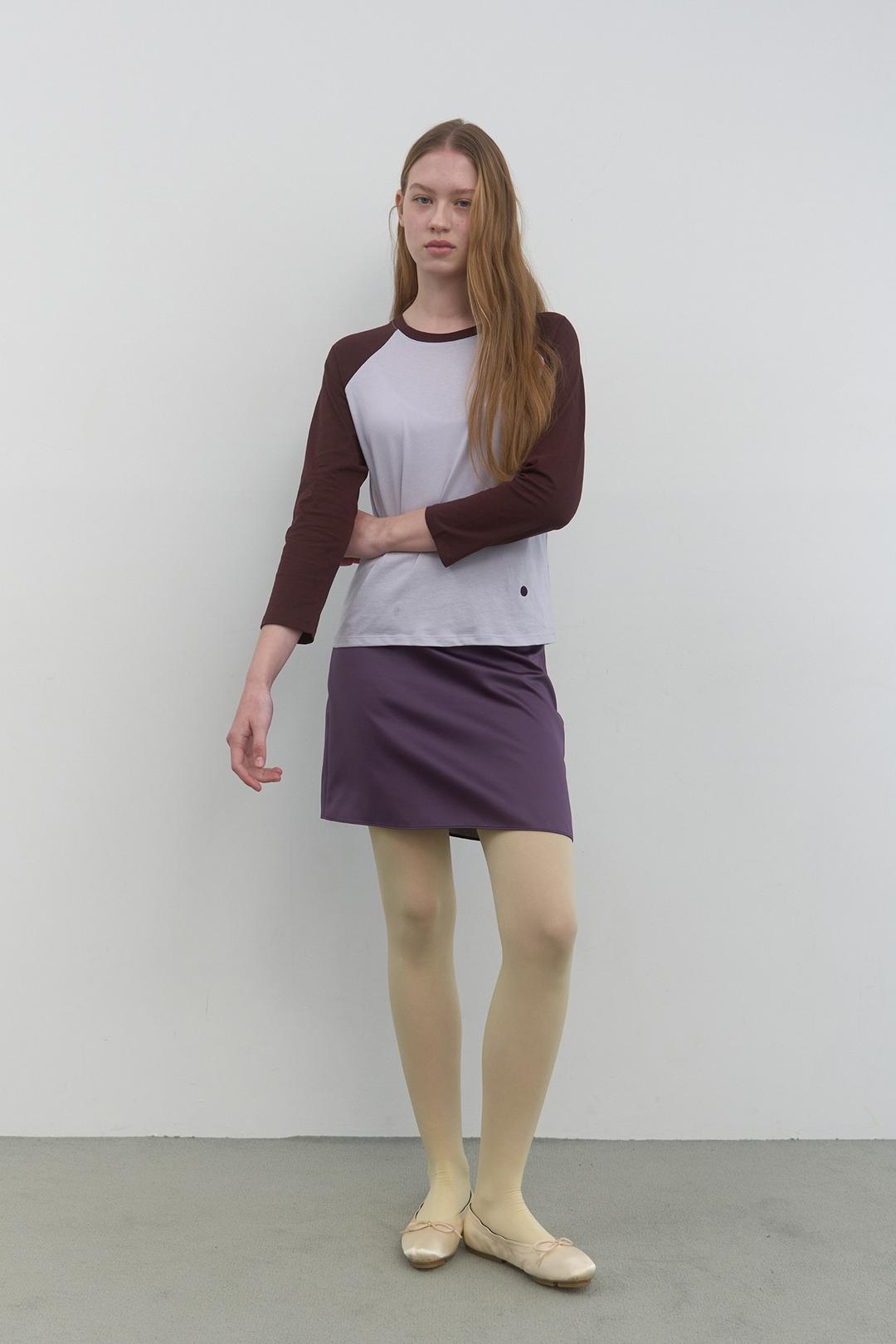 [04.17 순차출고] SATIN MINI SKIRT_PURPLE