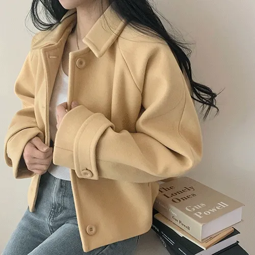 [원조100!!/저렴이X] 핸드메이드보다 부드러운, 버터 카라 숏코트/자켓;5col
