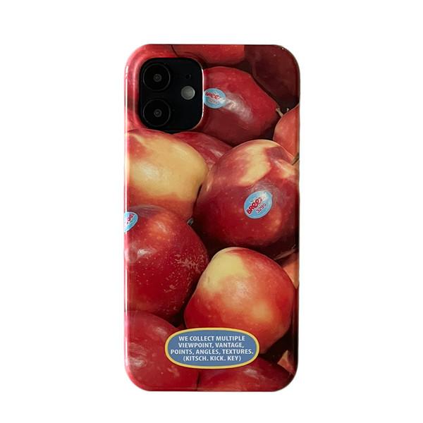 Fruit texture - apple 하드 폰케이스 (유광)