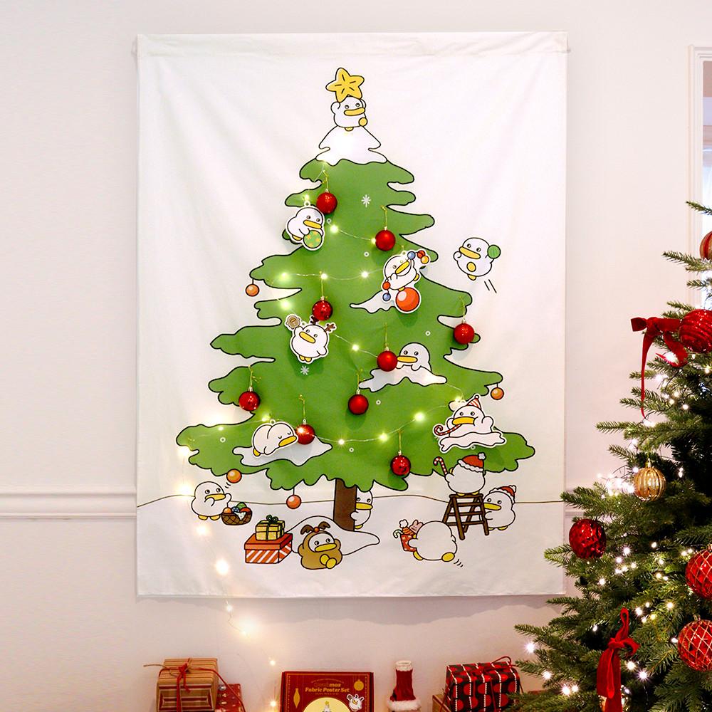 곽철이 굿즈 크리스마스 패브릭 포스터