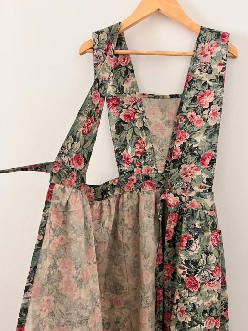 [빅사이즈 가능] 플로럴 원피스앞치마