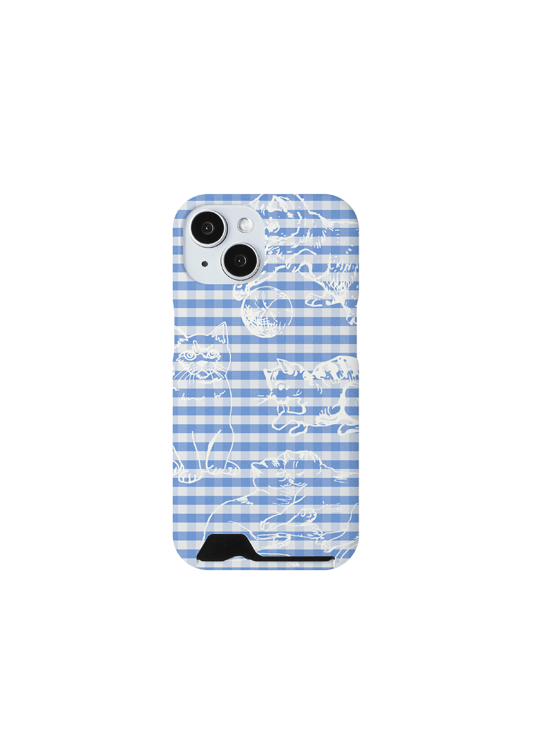 Kitty check (blue) CASE