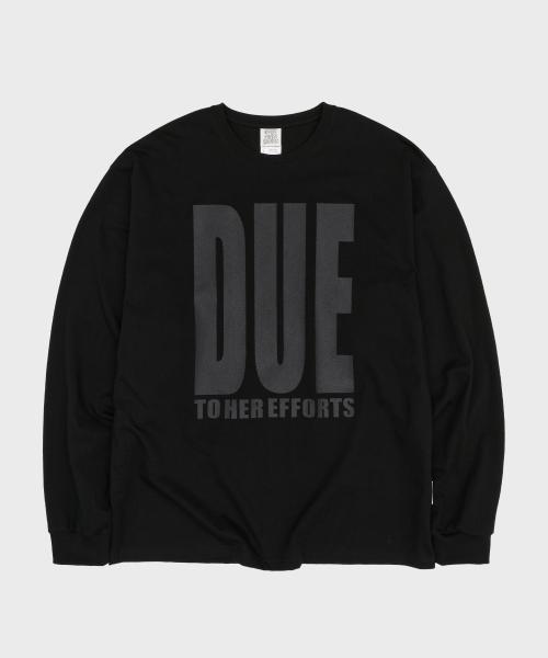 DUE LS TEE BLACK (VH2ESUT551A)