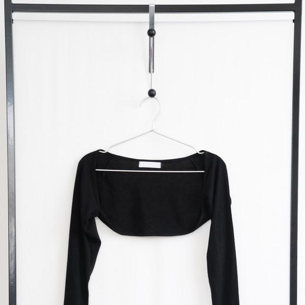 615 Basic Bolero Cardigan (Black)