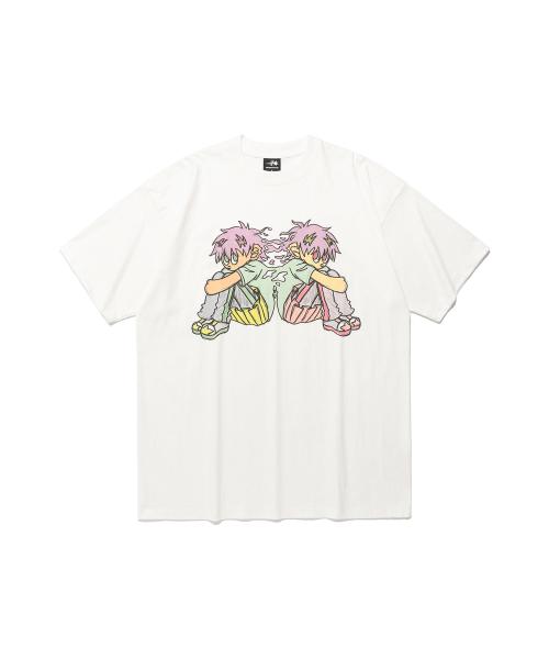 SIAMESE TWINS BIG BIG TEE_WHITE(NG2FMUT546A)