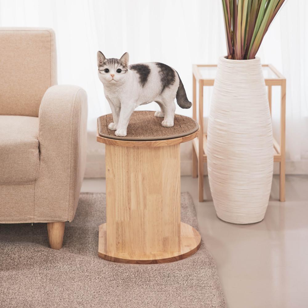 [예약판매]호우디자인 원목 캣타워[하임미니] 조립하지마세요 서브 원룸 협탁 수직 스크래쳐