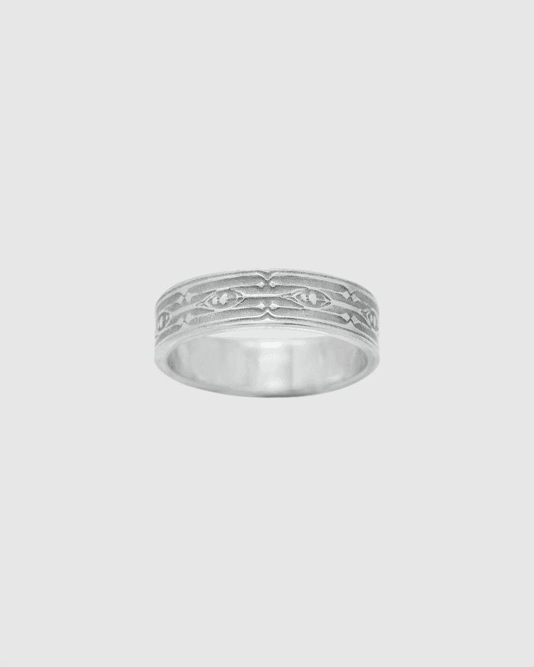Iris etching couple ring 아이리스 에칭 커플링(남성용)
