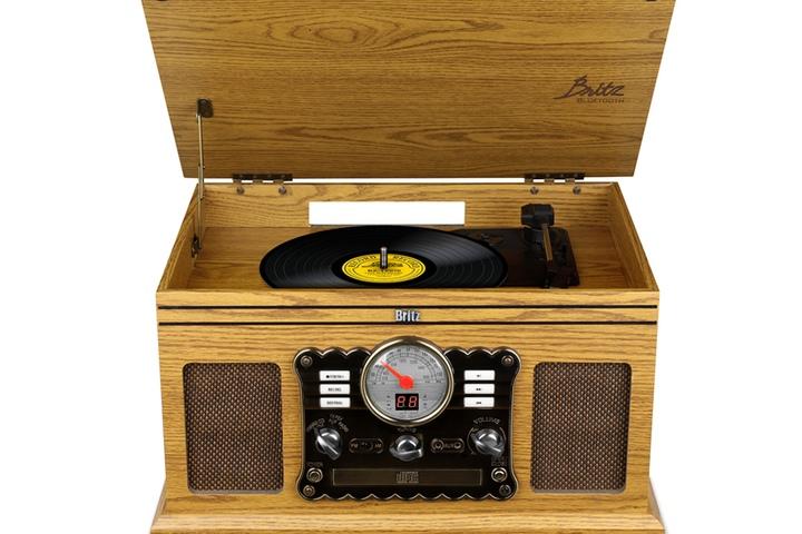 BZ-TP070 SNT 바이닐 레코드 LP 플레이어 라디오 카세트 CD 올인원 오디오