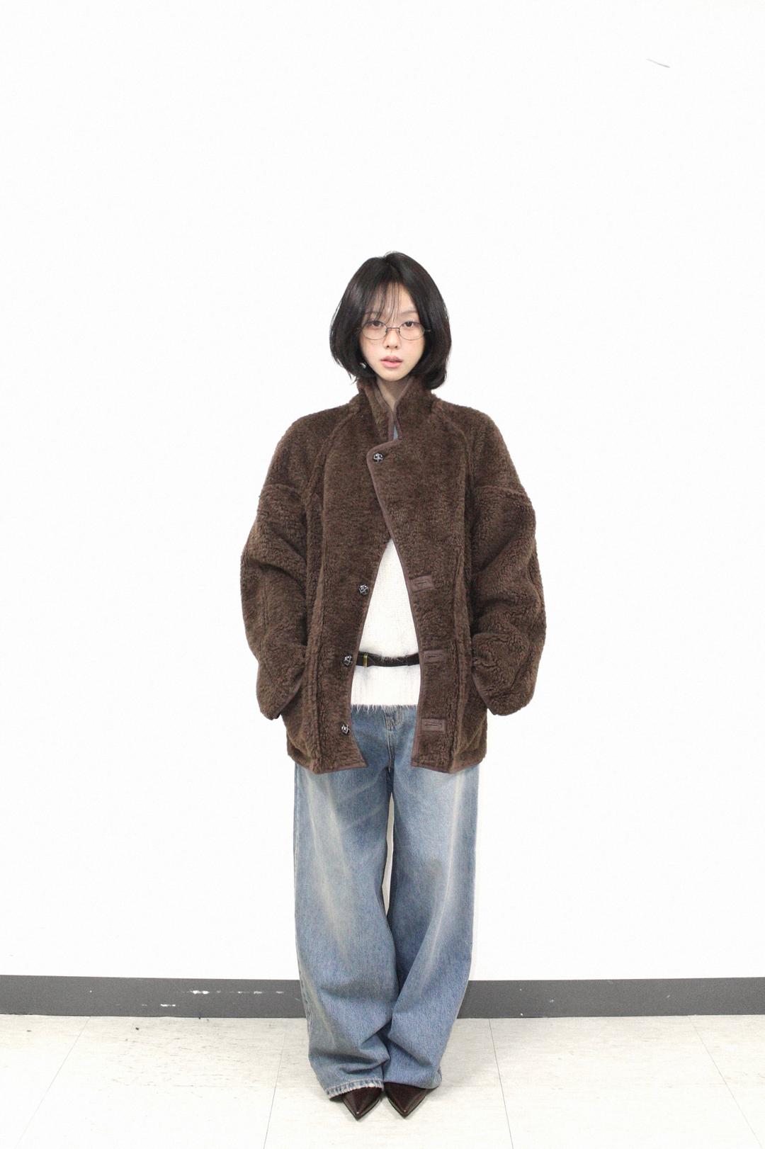 Reversible Mouton Jacket