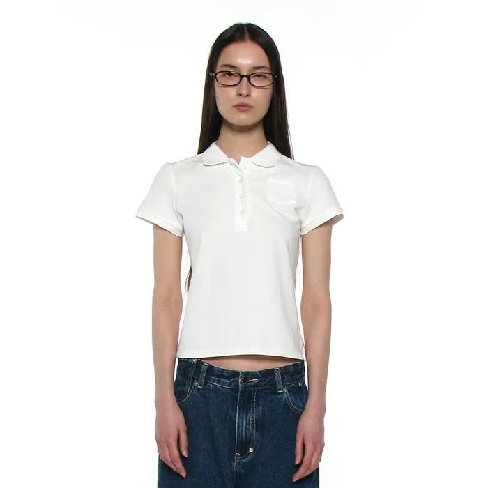 PWC 90s POCKET POLO SHORT SLEEVE TEE_WHITE