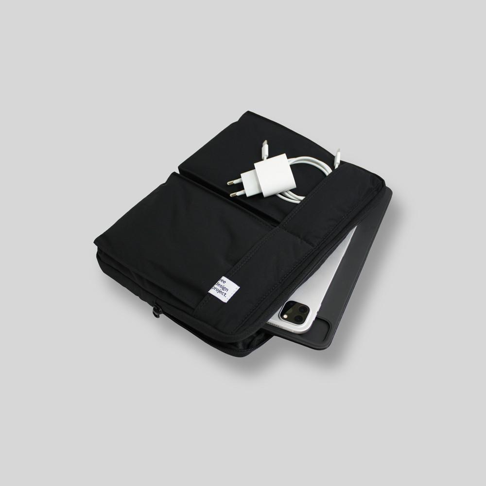 edp 아이패드 파우치 블랙 (갤럭시탭 s7+ 프로 4세대 5세대 에어 10.4인치 11인치 12.4인치 12.9인치 맥북 13인치)