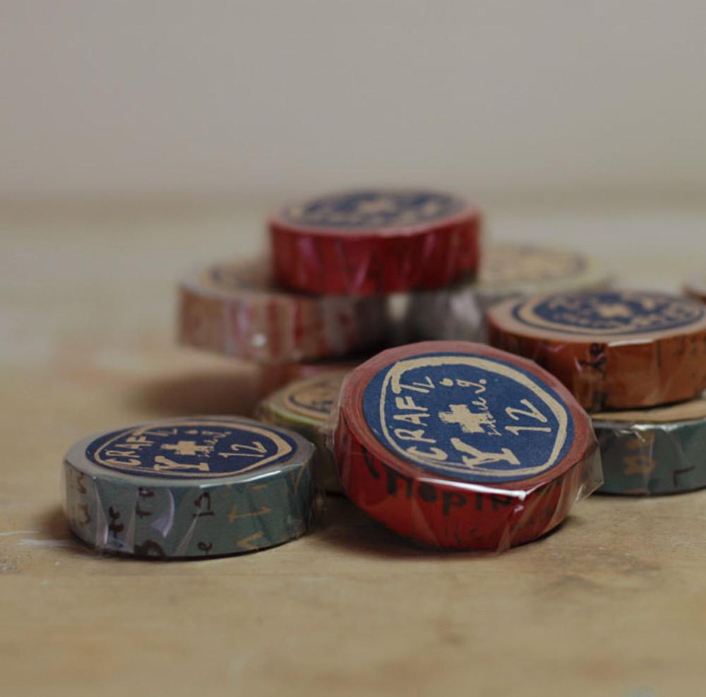 Classiky 클라시키 마스킹데이프 마테 1p (그래피티,요일,숫자) 12종