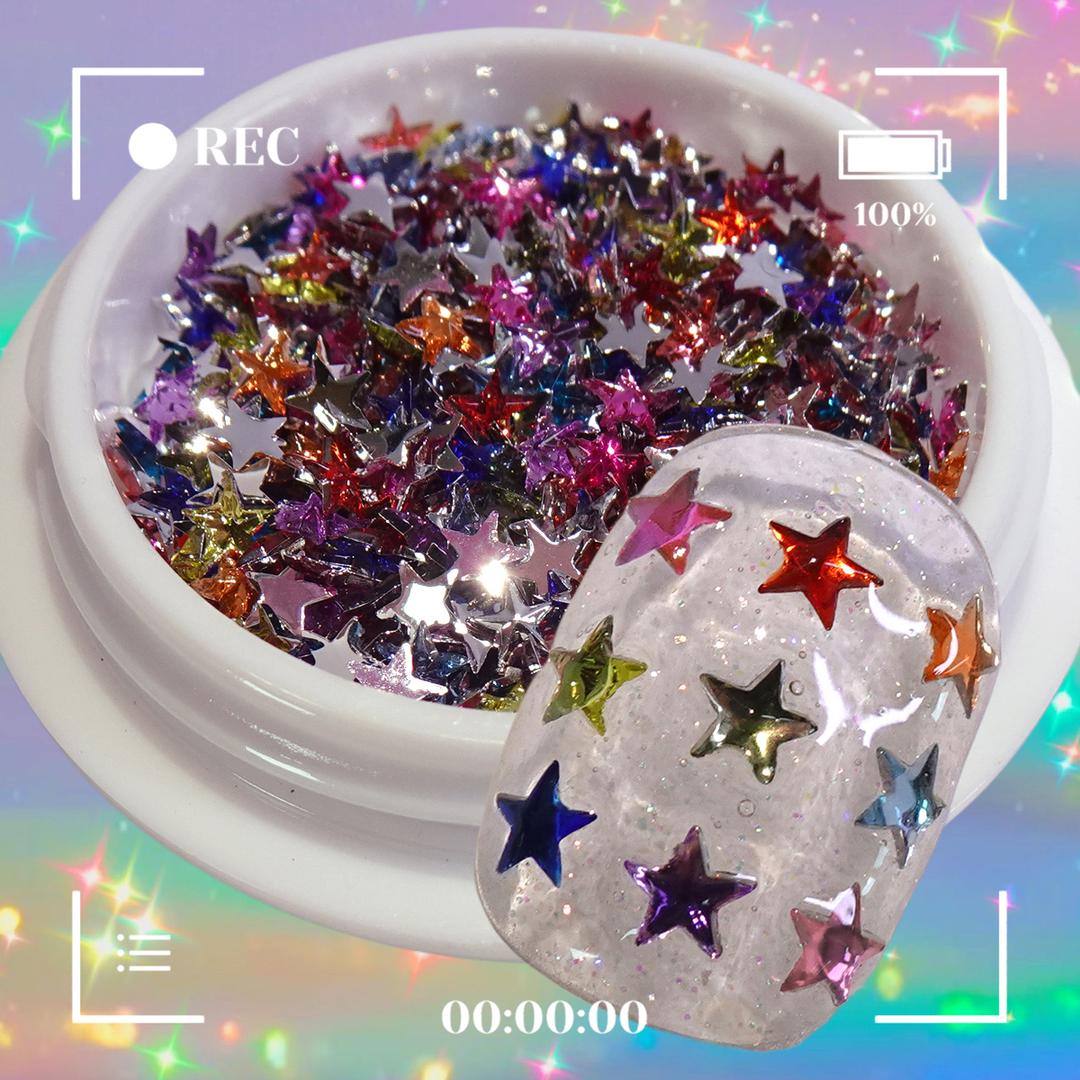 3mm 컬러 별 참 9컬러 대용량 믹스