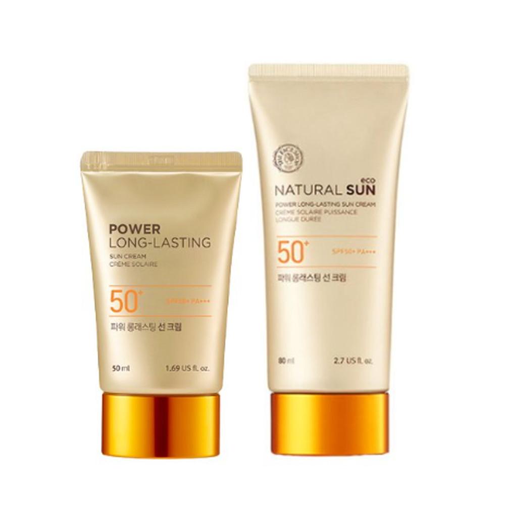 더페이스샵 내추럴선 에코파워 롱래스팅 선크림 50ml / 80ml(SPF50+)