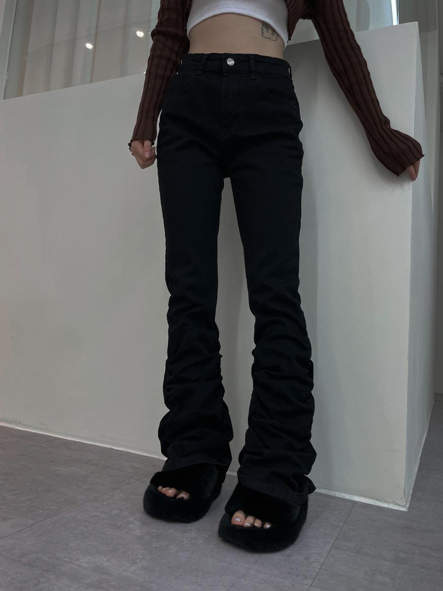 low shirring pants
