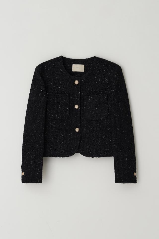 moonlight tweed jk (black)