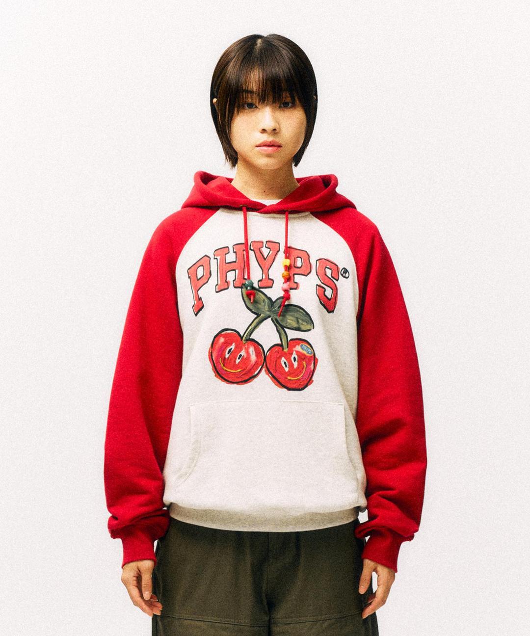 체리 래글런 후드_오트밀