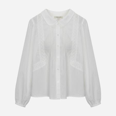 이런 상품 어때요? 레이스패치 셔츠 블라우스_T256MBL139W