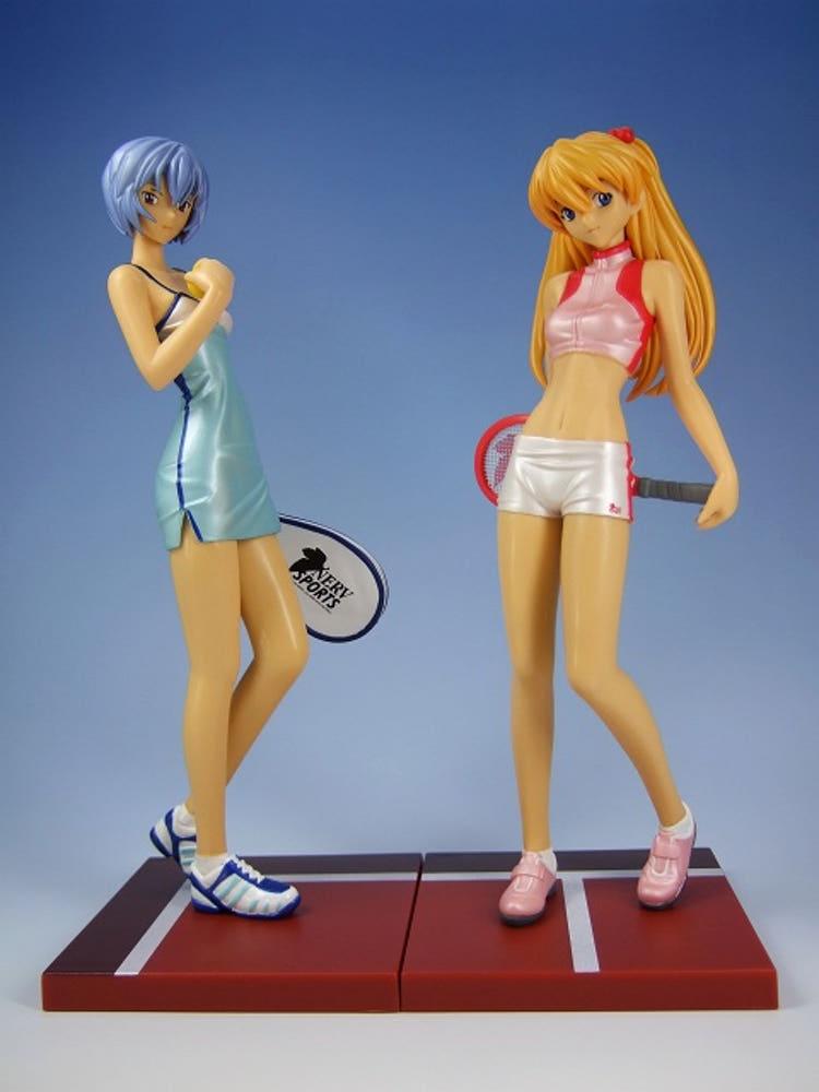 [SEGA] 신세기 에반게리온 클레이 코트의 요정들 레이 아스카 피규어