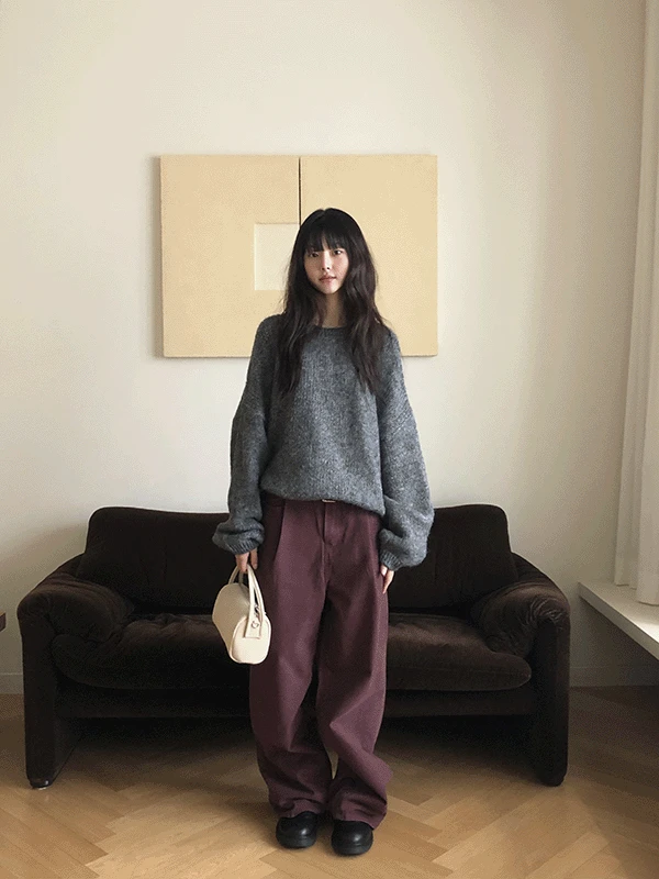 멜버른 피치 코튼 팬츠