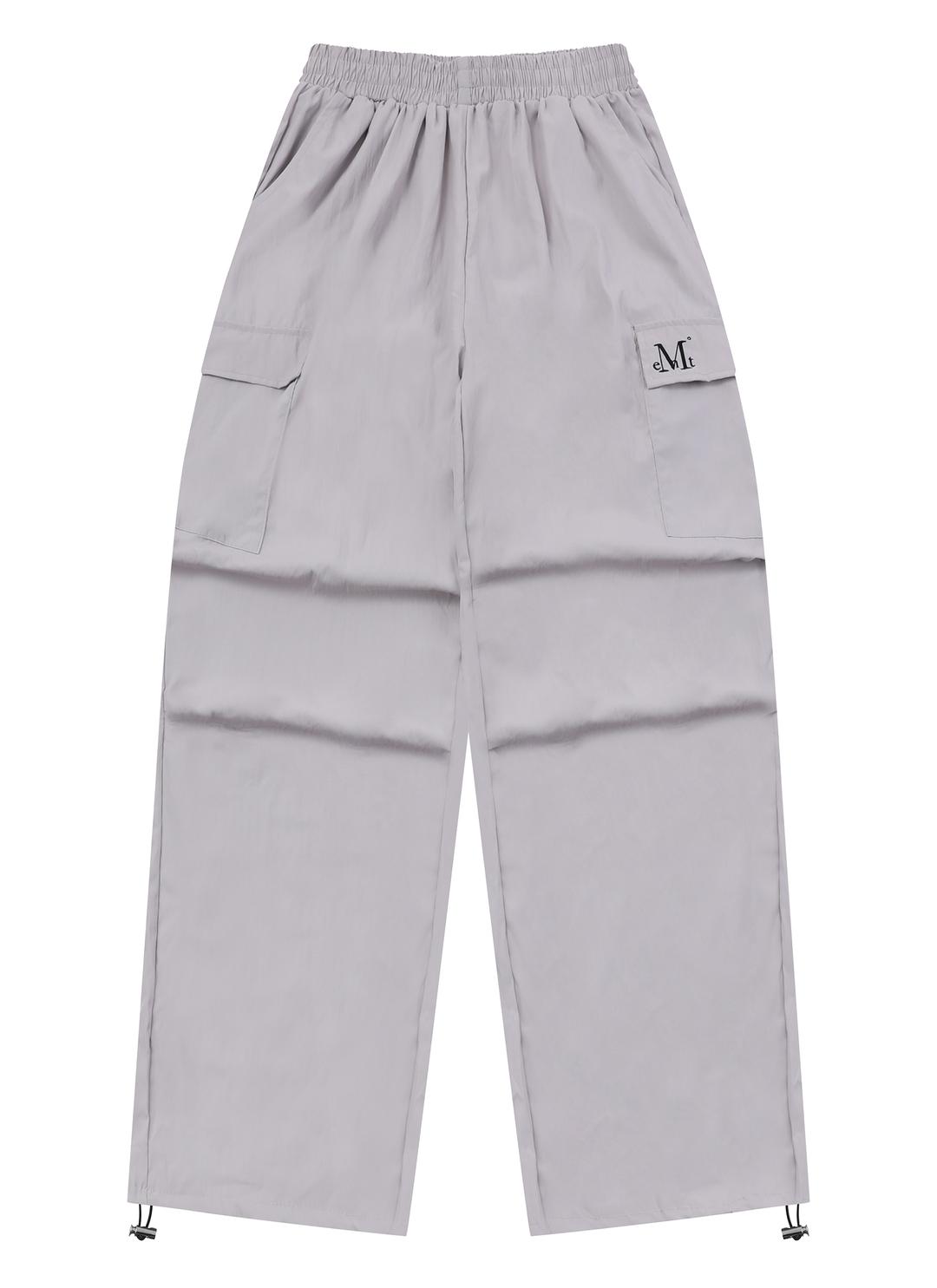 GROSS NYLON PARACHUTE CARGO PANTS (5color) 그로스 폴리 나일론 파라슈트 핀턱 스트링 카고 팬츠 (5컬러)