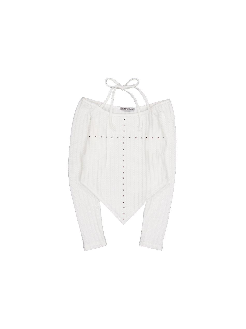WESTERN CROSS TOP / WHITE