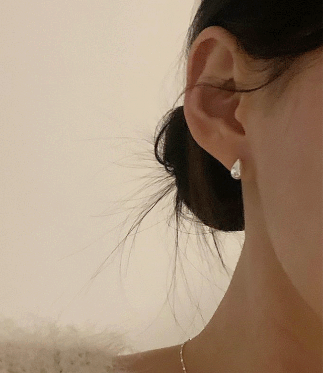 [2천개돌파] 925실버 드롭 워터 귀걸이