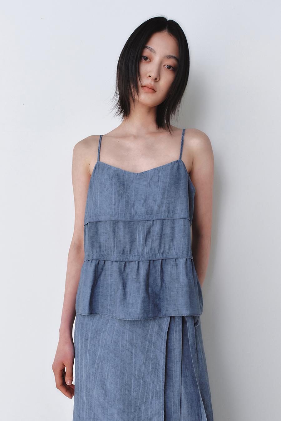 피그먼트 뷔스티에 탑 BLUE