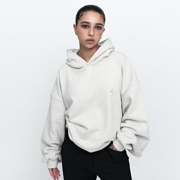 RESONANCE GRAPHIC HOODIE (LIGHT GREY)