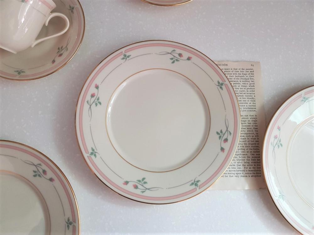 빈티지 레녹스 로즈 매너 20.5c 샐러드 접시 / Lenox Rose Manor