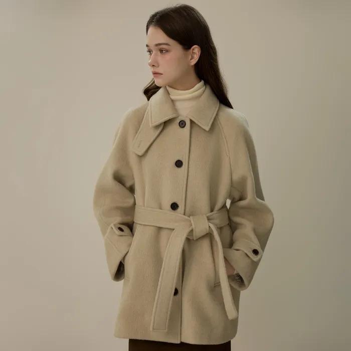 Shelter Wool Half Coat_2Color