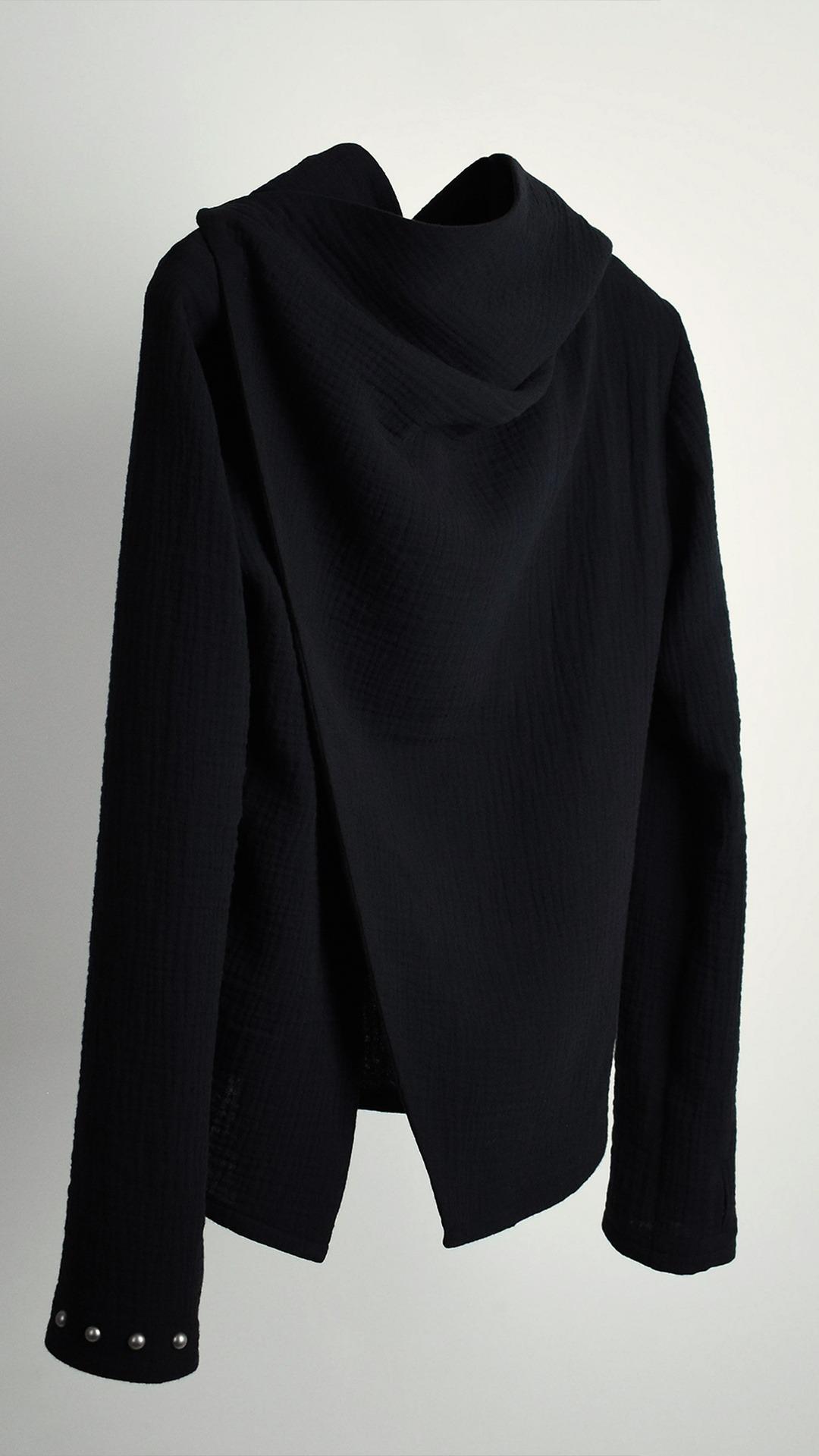 [Das Schloss] Draped hood jacket