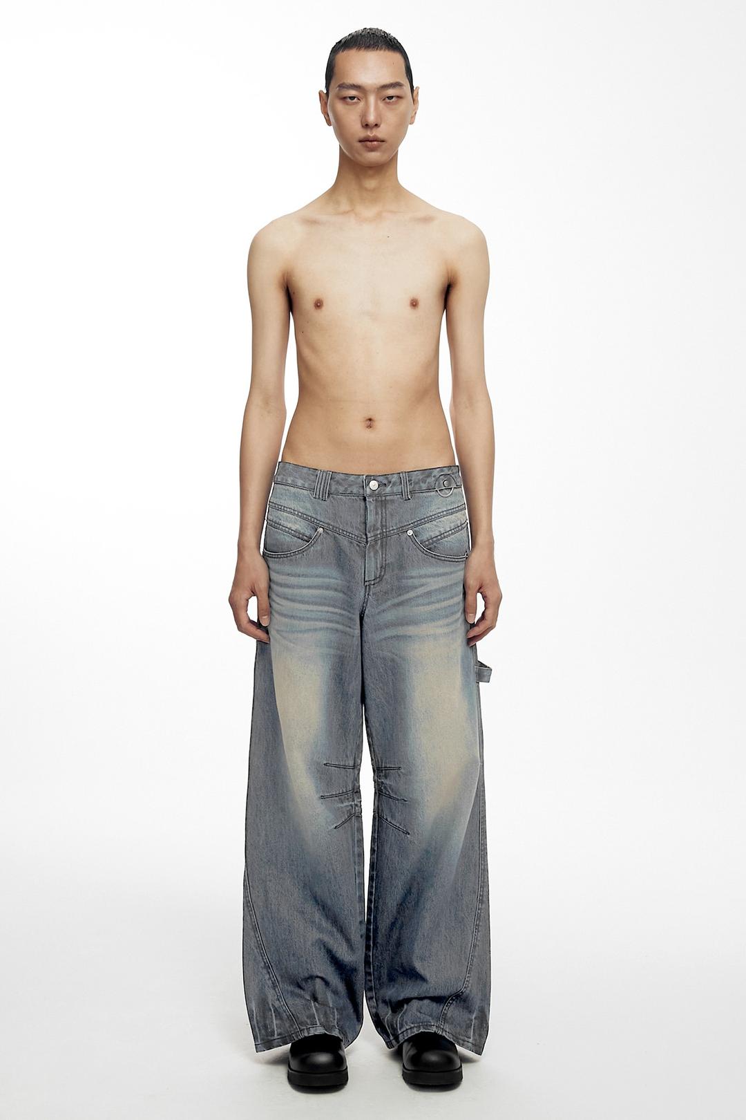 HIGHLIGHT WASHED JEANS (UNISEX) VINTAGE BLUE