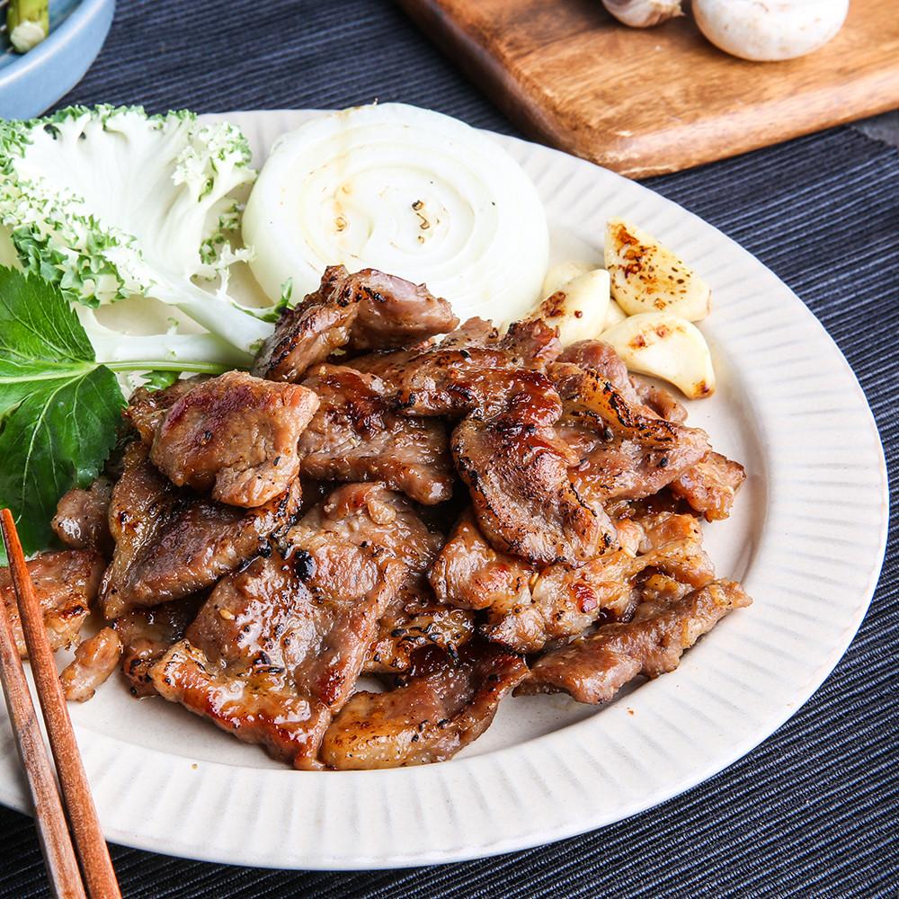 양념 왕갈비 뼈없는 수제 돼지 갈비 300g [원산지:상세설명에 표시]