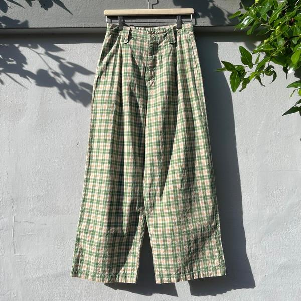 [ WOMAN ] NIKO AND ... cotton check pants