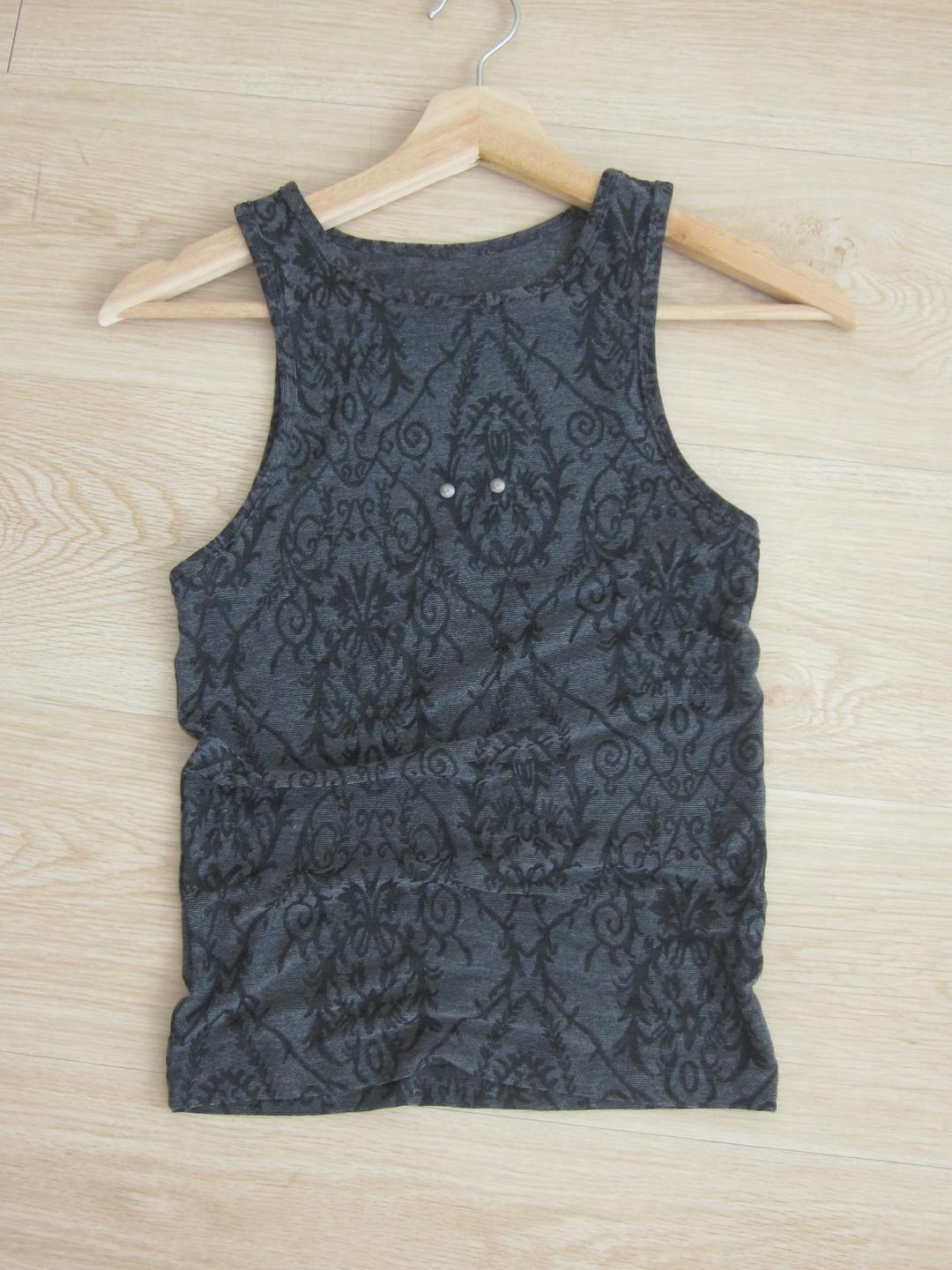 Slub sleeveless