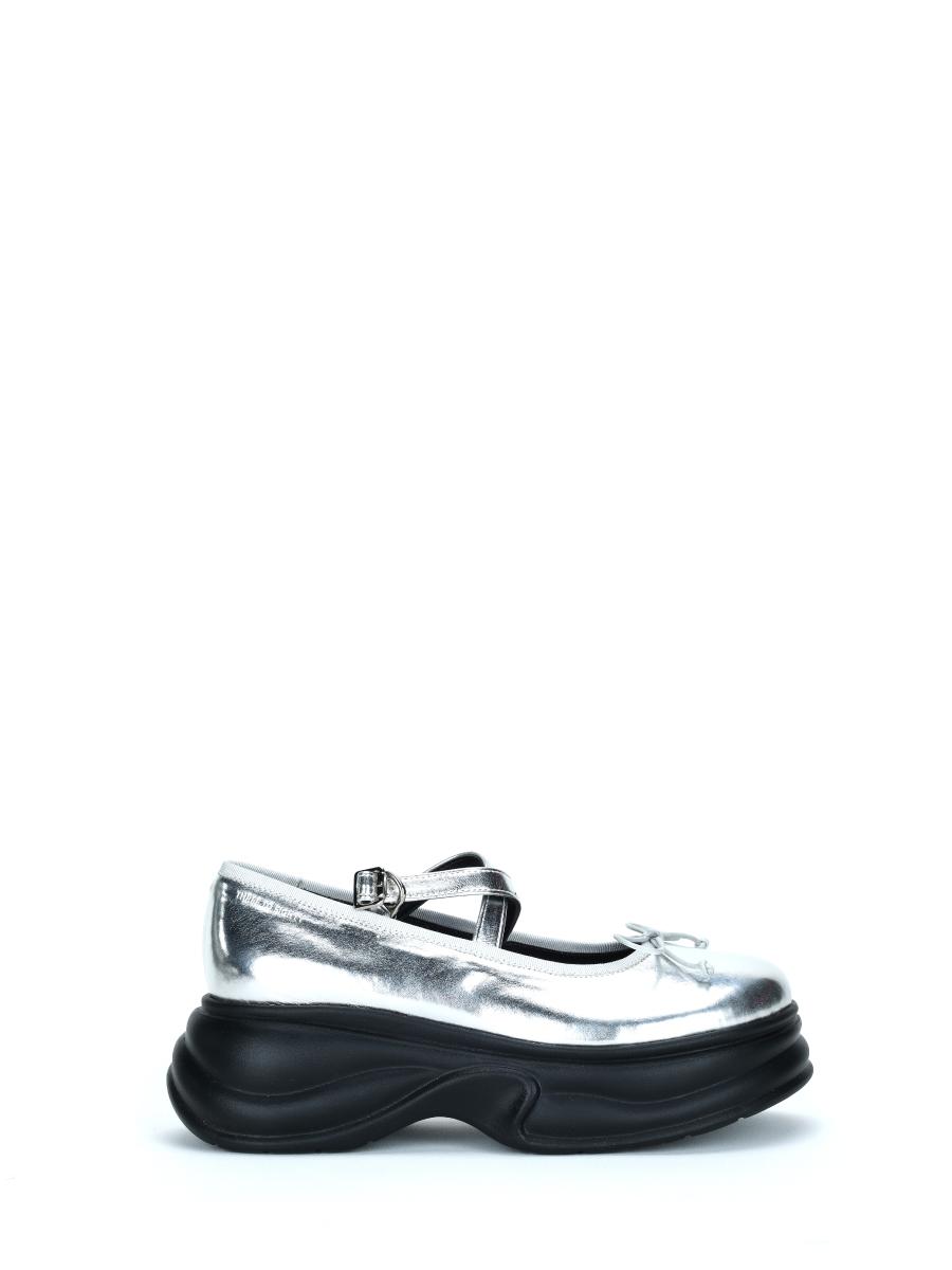 Strap Mary Jane Platform (Silver)