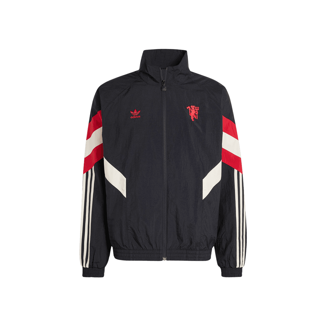Adidas Manchester United Originals Track Top Black Red - KR Sizing
