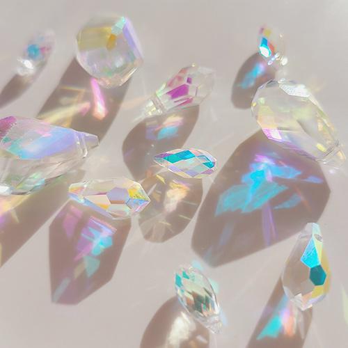 물방울컷팅수정 팬던트