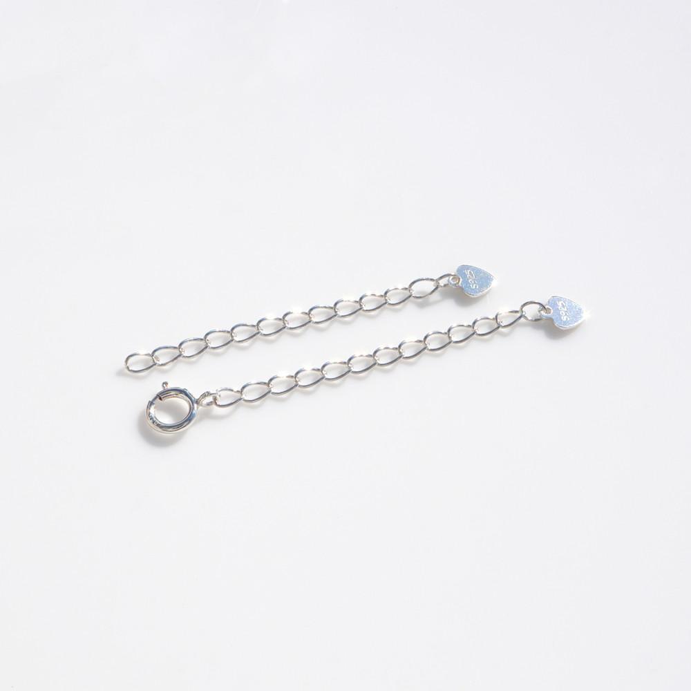 스털링 실버 925 보조체인 여유체인 연장체인 꼬리줄 꼬리체인 연결체인