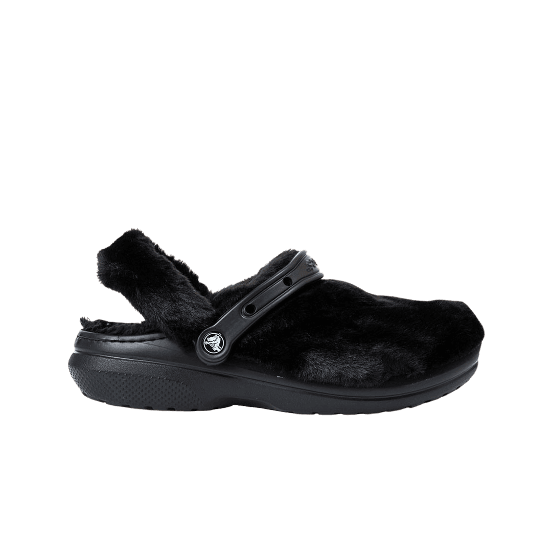 Crocs Classic Fur Sure Clog Black