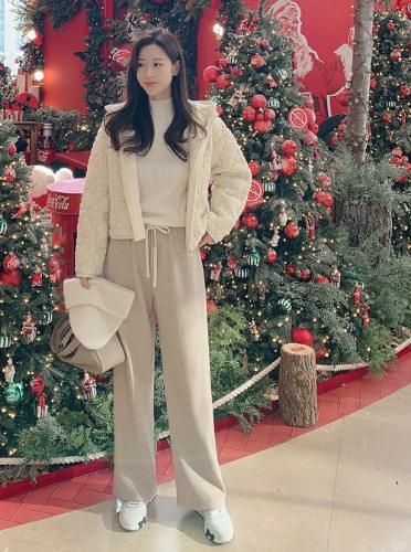 이지 기모 밴딩 팬츠