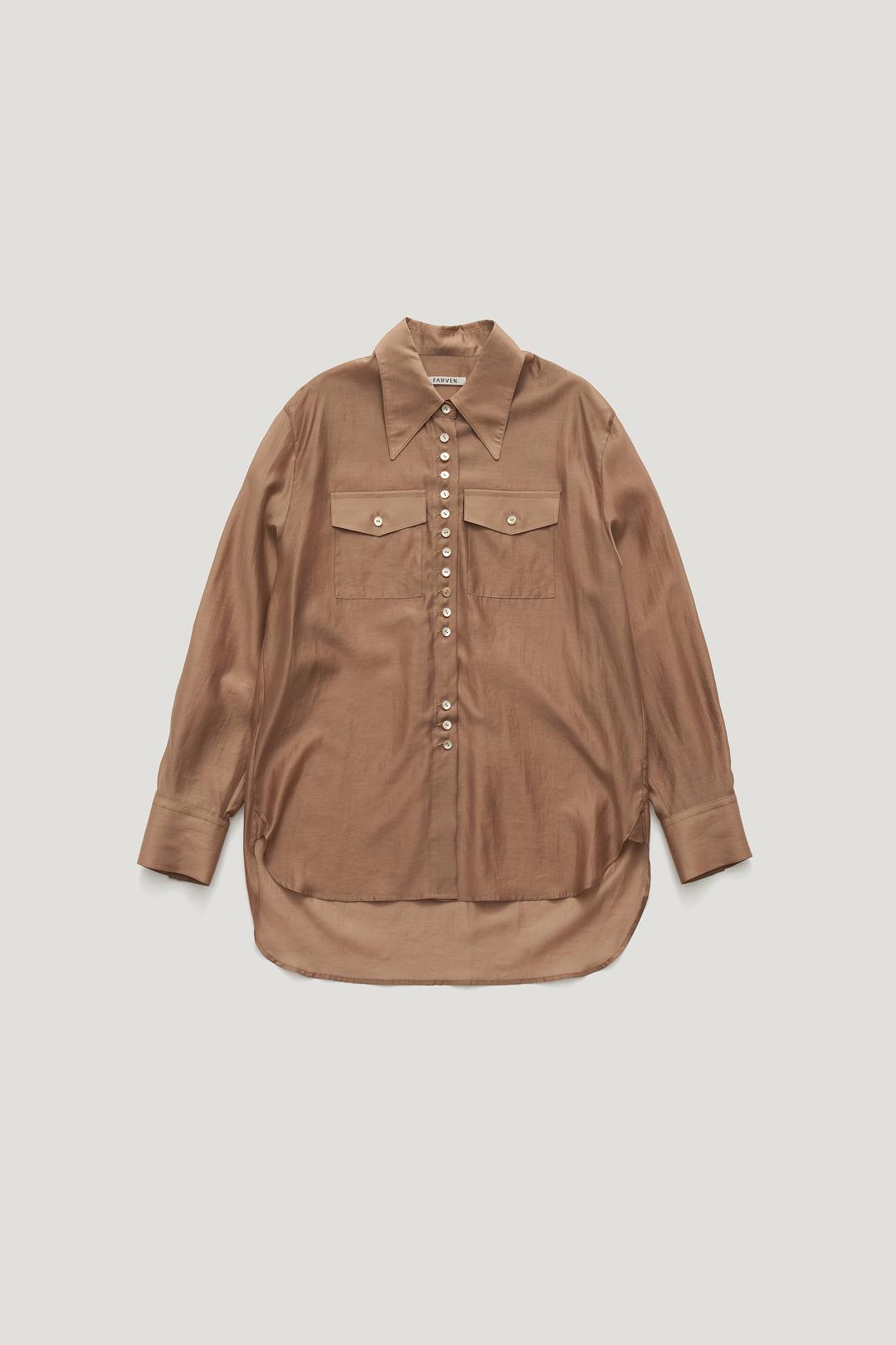 PEANUT BUTTON BLOUSE_ROSE BROWN / ₩214,000