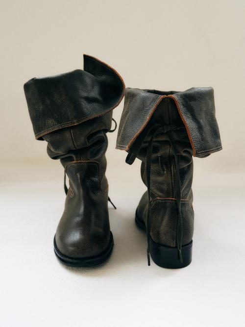 플리에 투웨이 부츠 [빈티지 브라운]