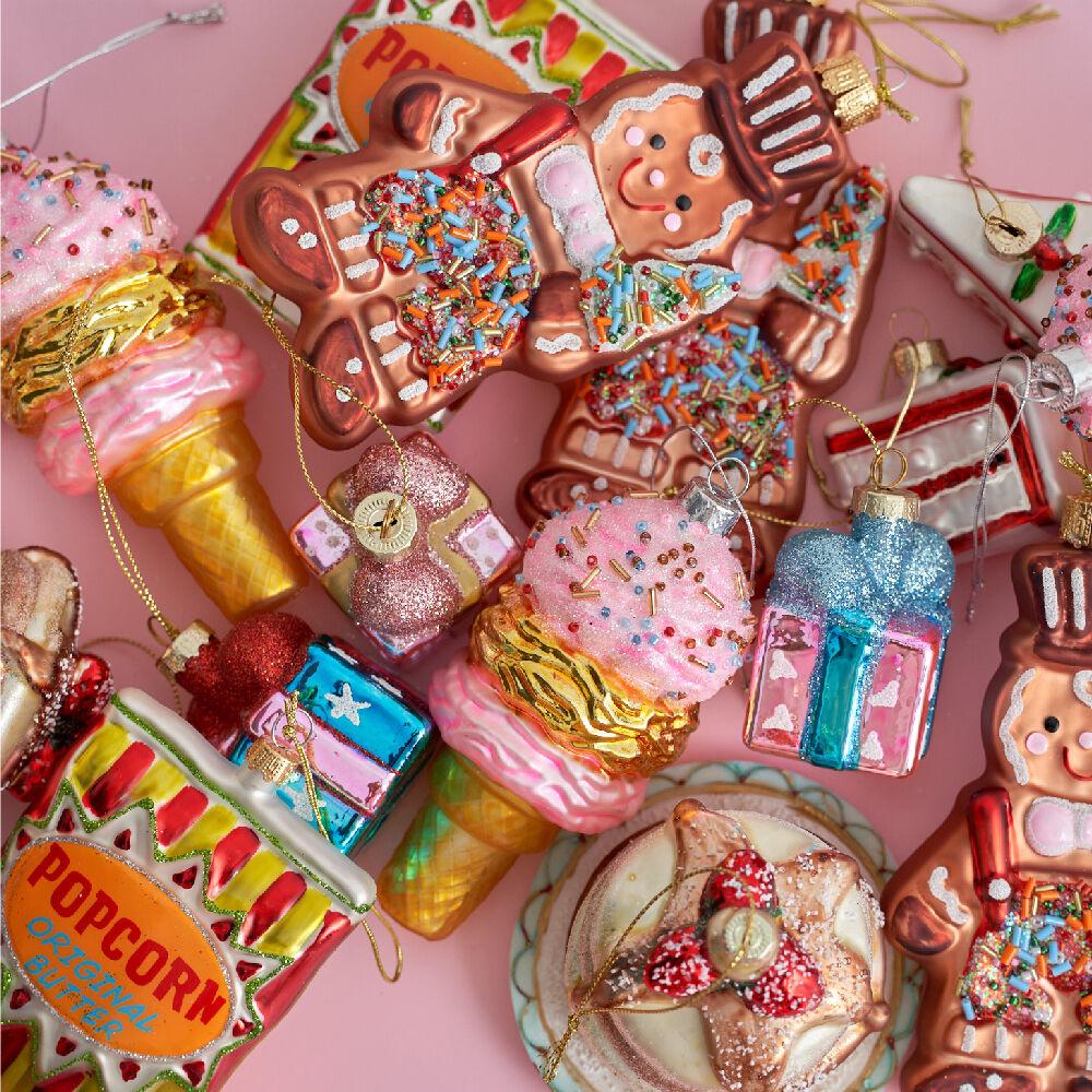 모티브 오너먼트 - 선물상자 아이스크림 쿠키 팬케이크 팝콘 케이크