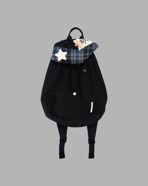 PATCHWORK STRING MINI BACKPACK