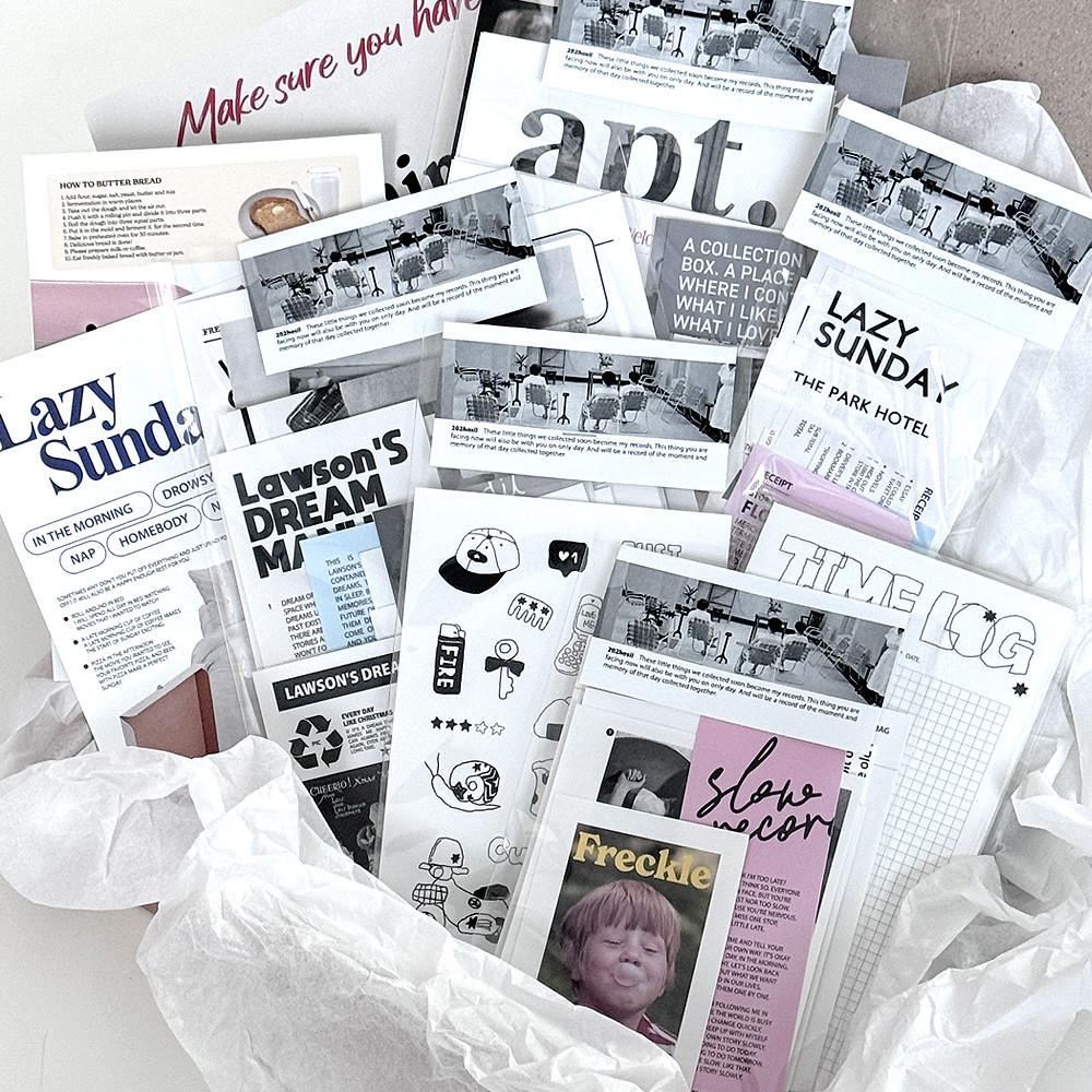 Deco pack 08 데코팩 벽꾸 스크랩 다꾸 빈티지 키치 스티커팩